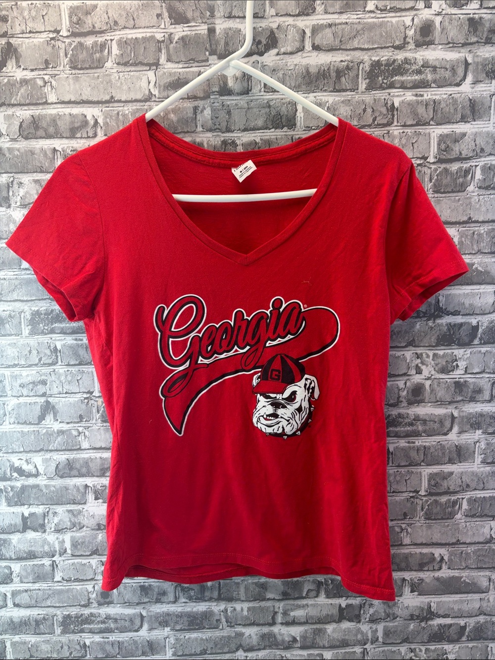 Georgia Bulldogs‎ 
Red Georgia V-Neck Graphic Tee